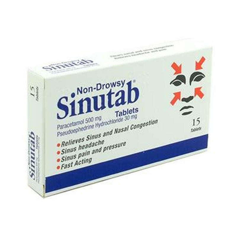 Sinutabs Non Drowsey Tablets - 15 Pack