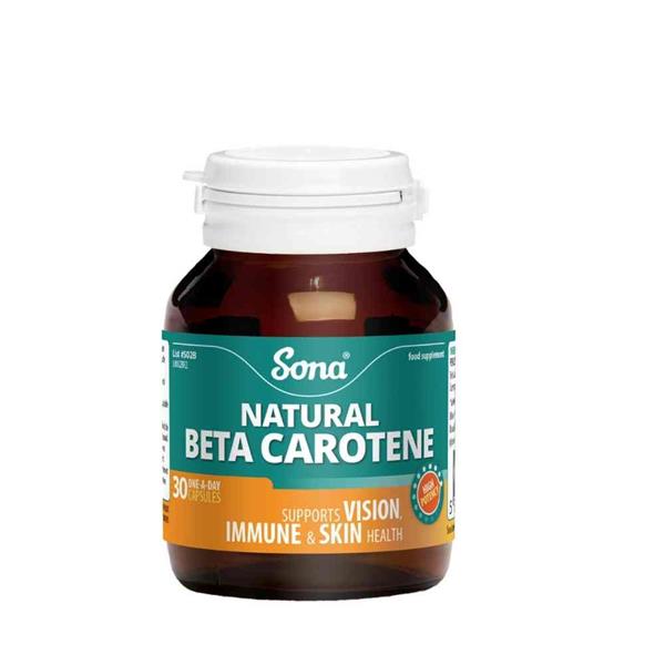 Sona Natural Beta Carotene 60 CAPS