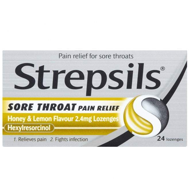 Strepsils Honey & Lemon Lozenges - 24 Pack 